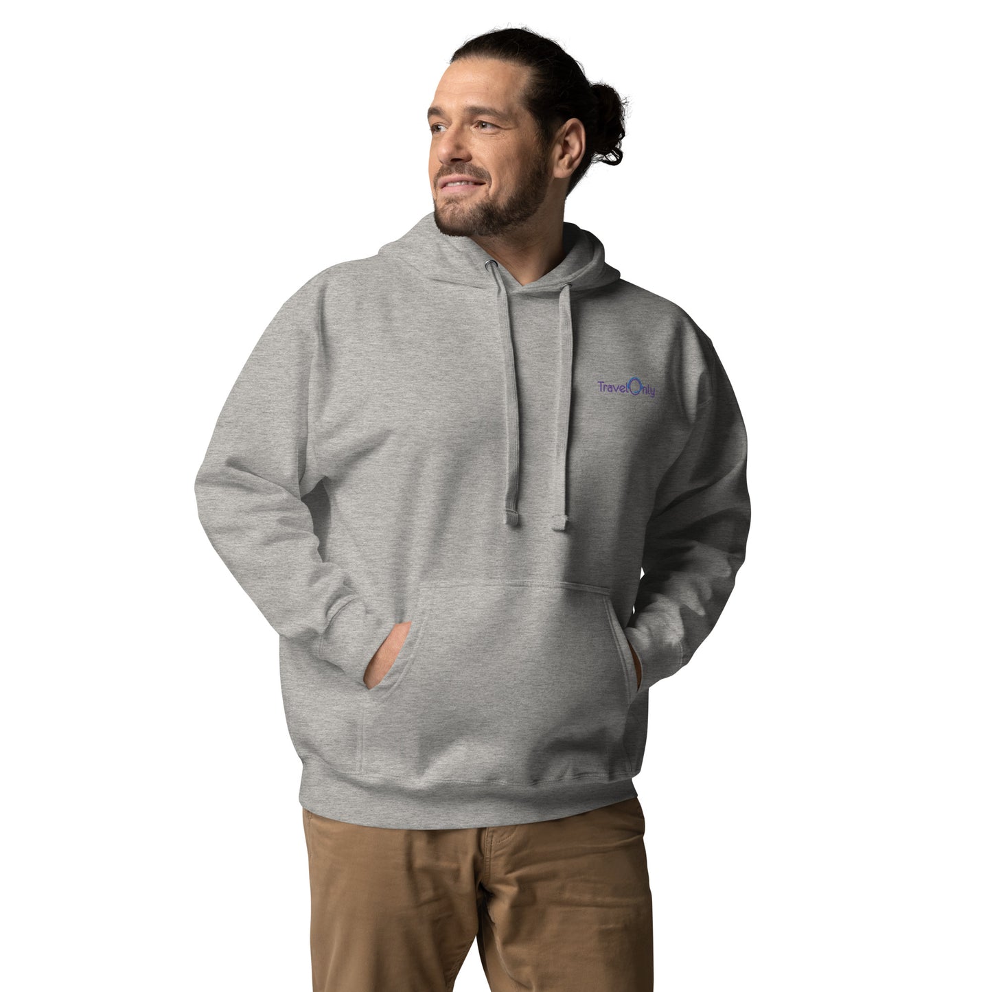 Premium Unisex Hoodie (TravelOnly Purple Logo)
