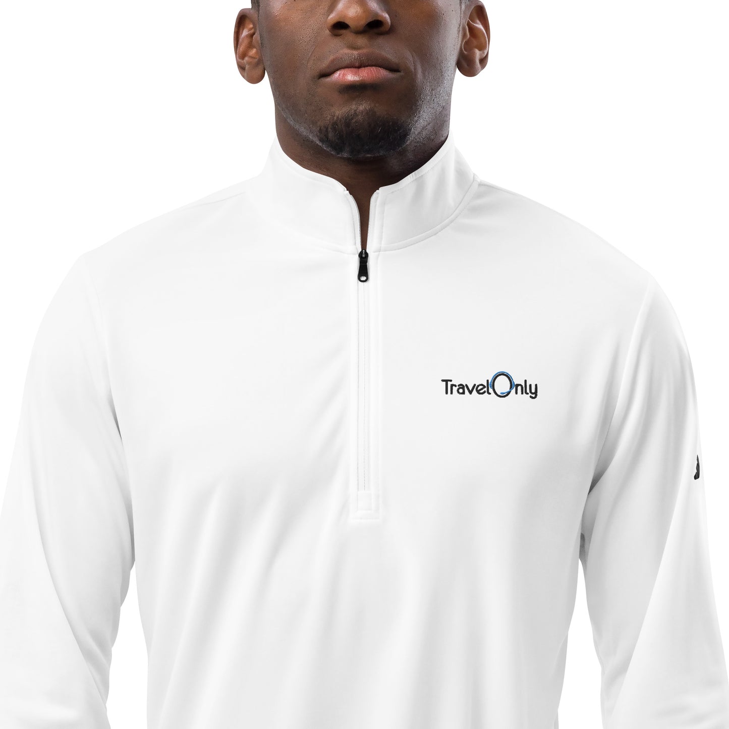 Men's Quarter Zip Pullover (TravelOnly Black Logo)