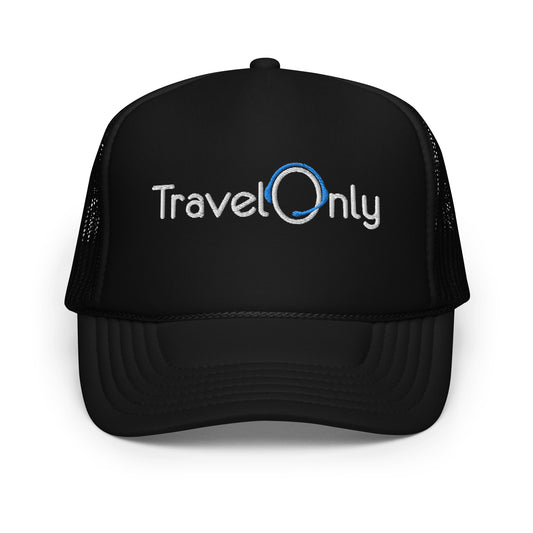 Foam Trucker Hat (TravelOnly White Logo)