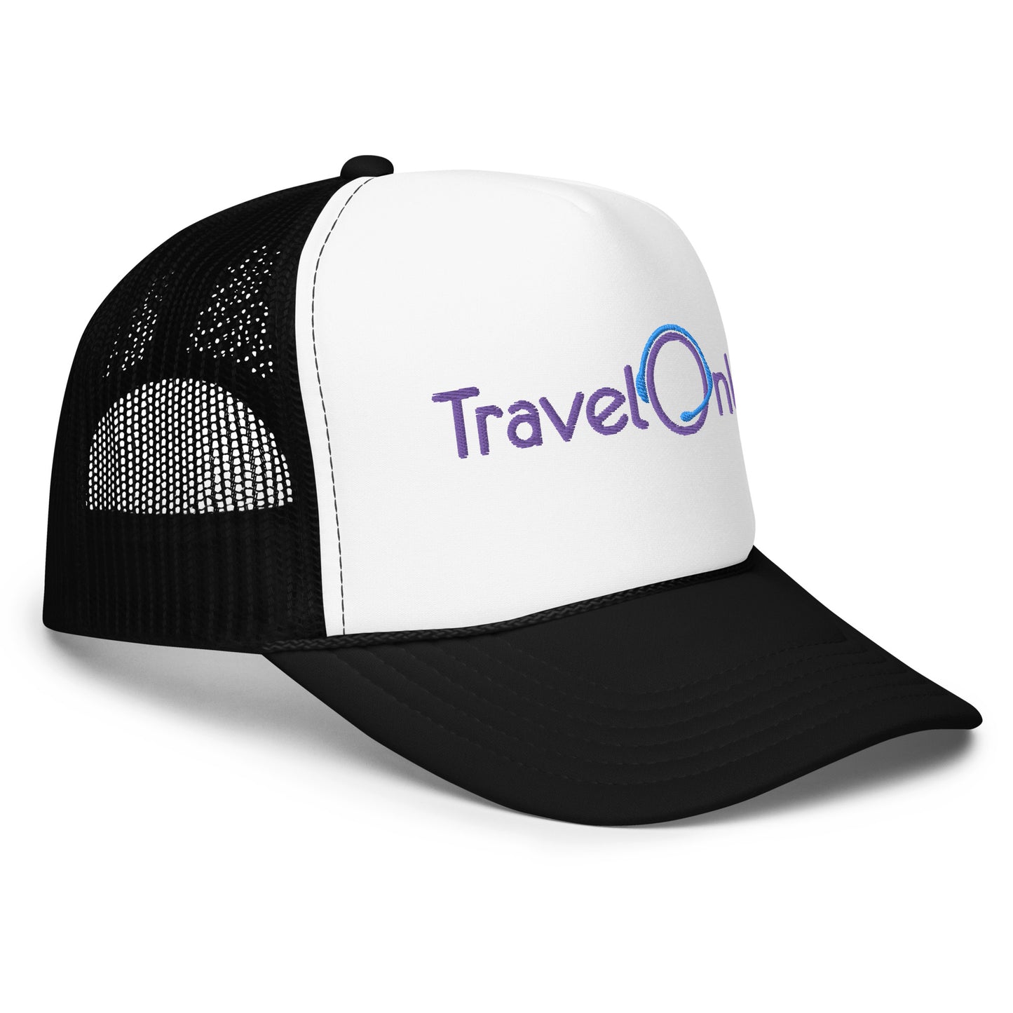 Foam Trucker Hat (TravelOnly Purple Logo)