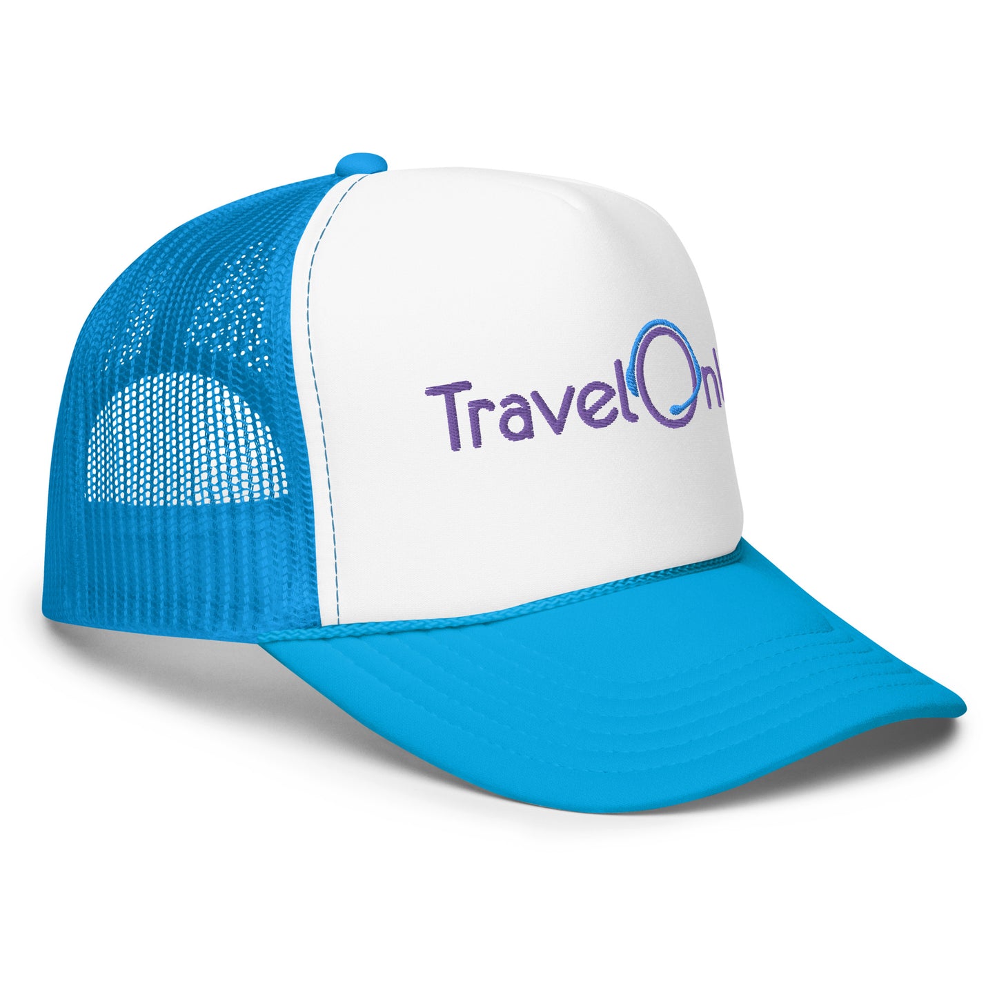 Foam Trucker Hat (TravelOnly Purple Logo)