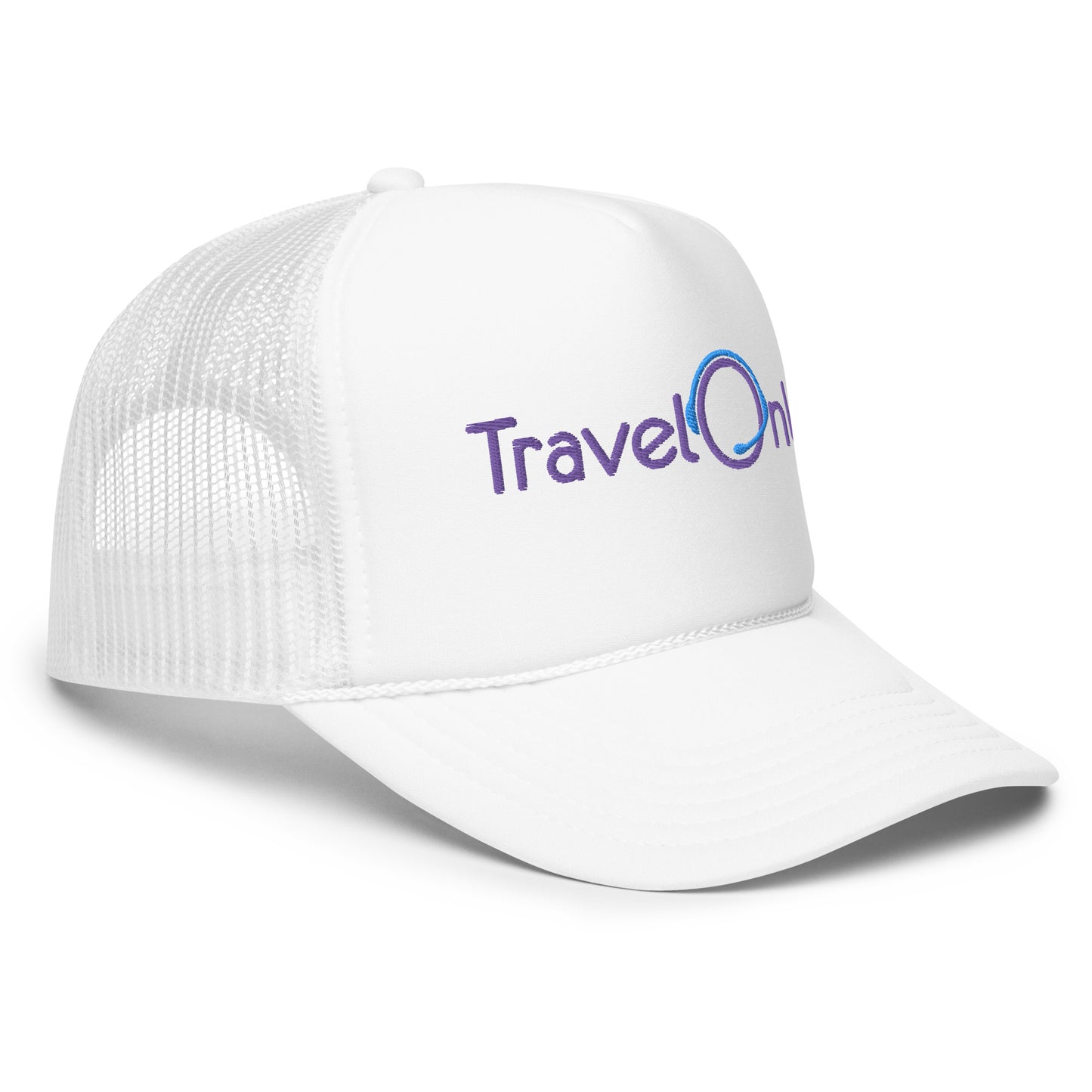 Foam Trucker Hat (TravelOnly Purple Logo)