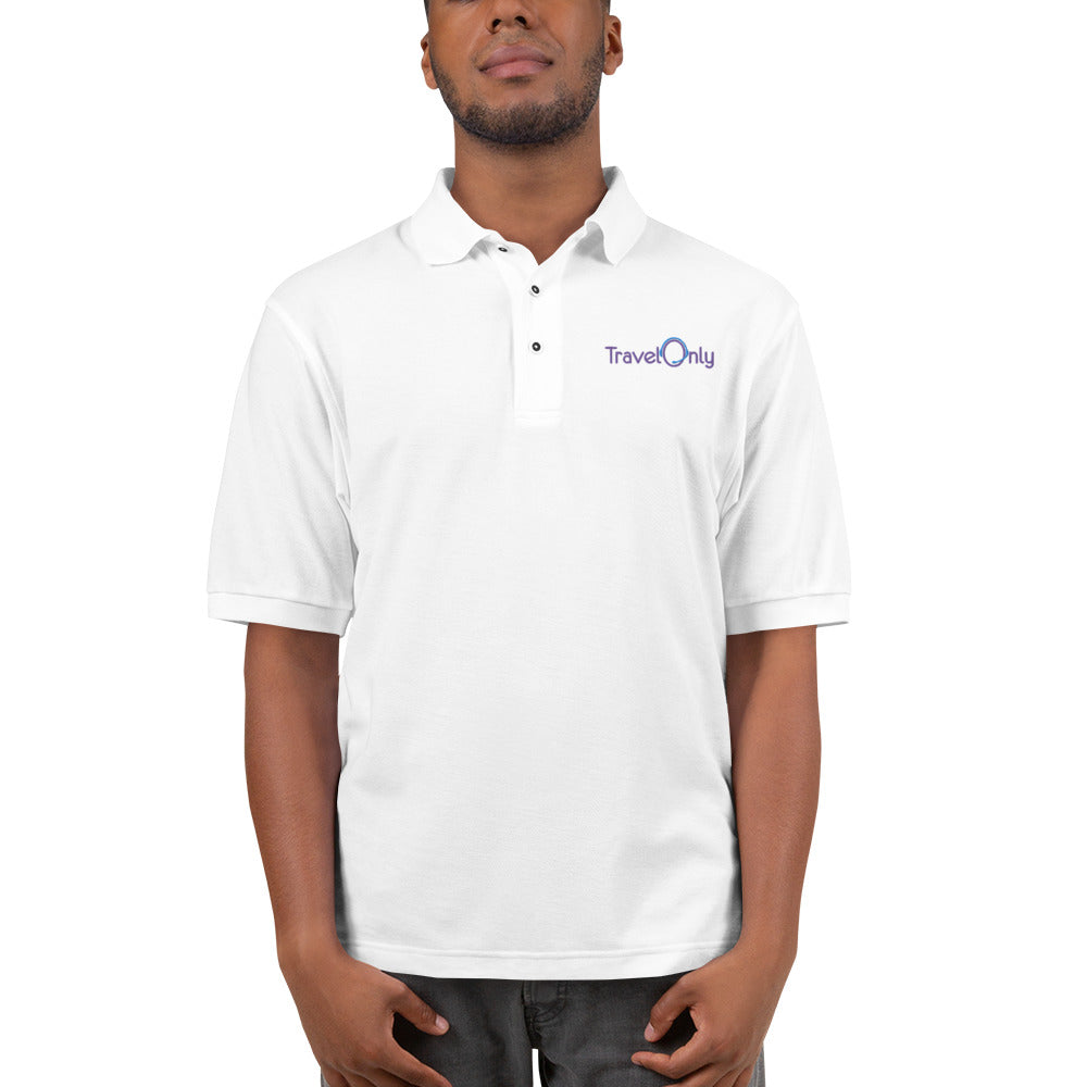 Men's Premium Polo (TravelOnly Purple Logo)