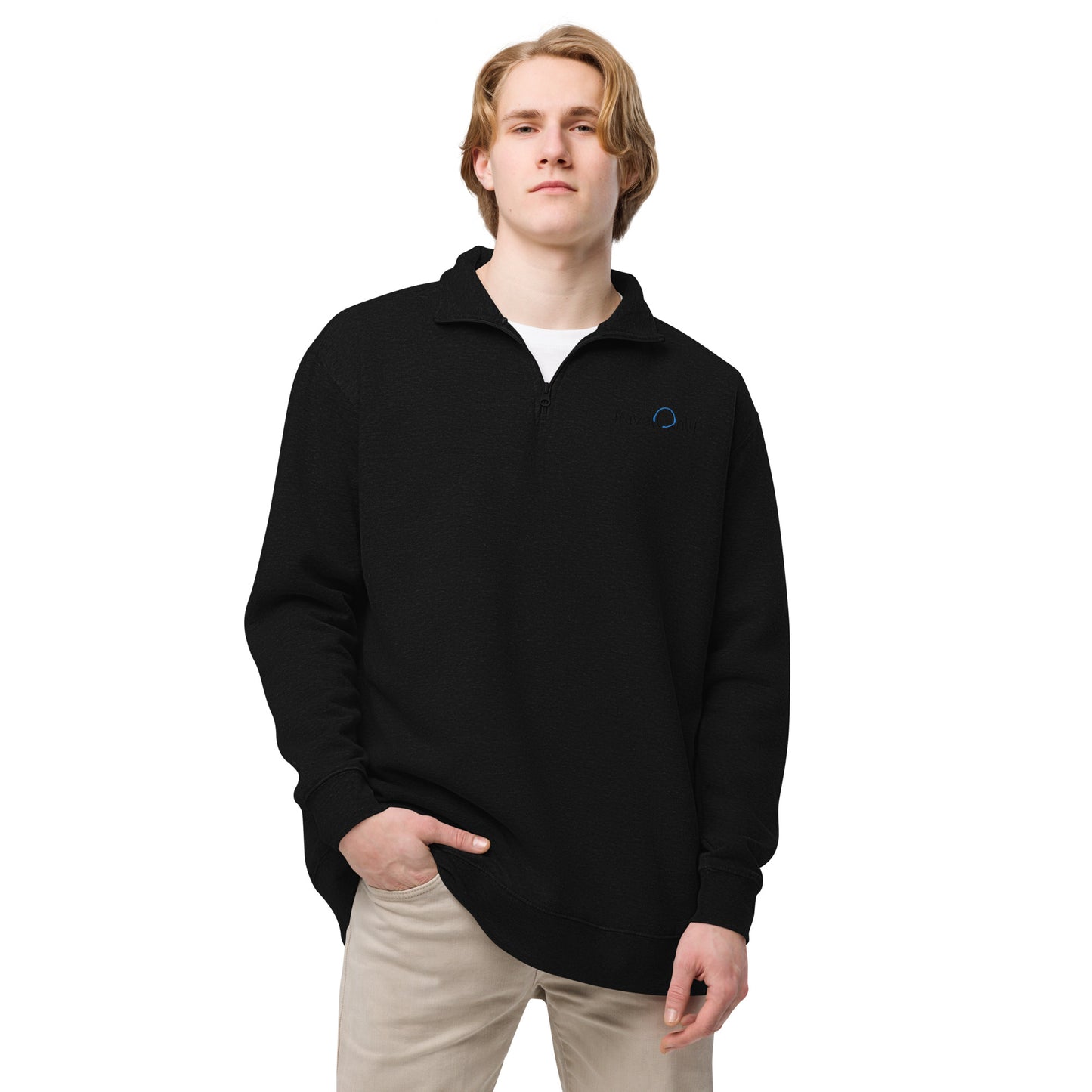 Premium Unisex Fleece Pullover (TravelOnly Black Logo)