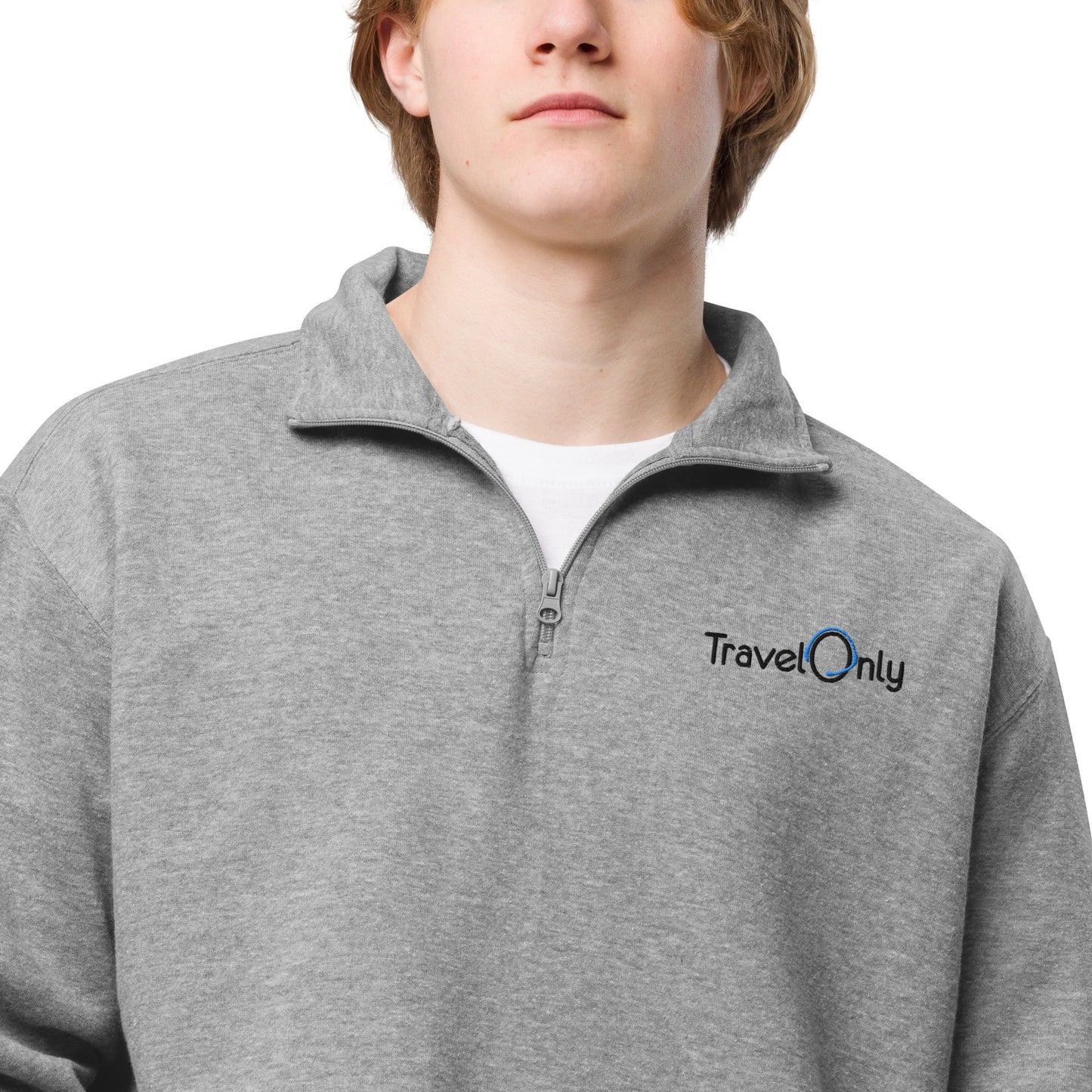 Premium Unisex Fleece Pullover (TravelOnly Black Logo)