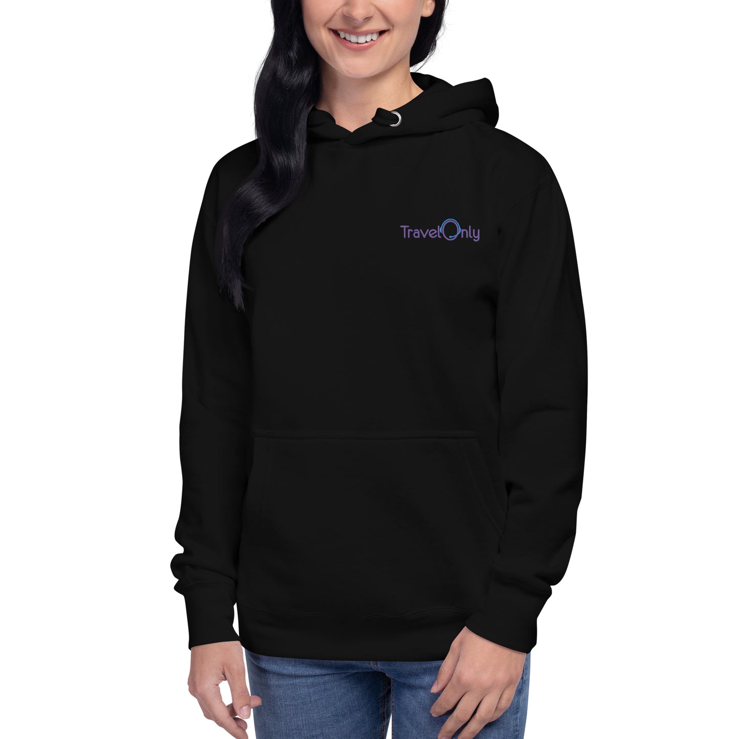 Premium Women’s Hoodie Crewneck (TravelOnly Purple Logo)