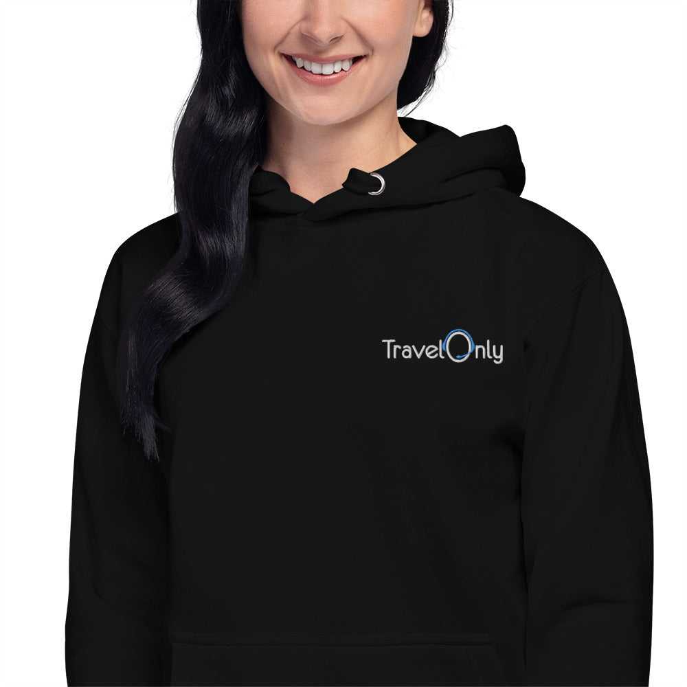 Premium Unisex Hoodie (TravelOnly White Logo)