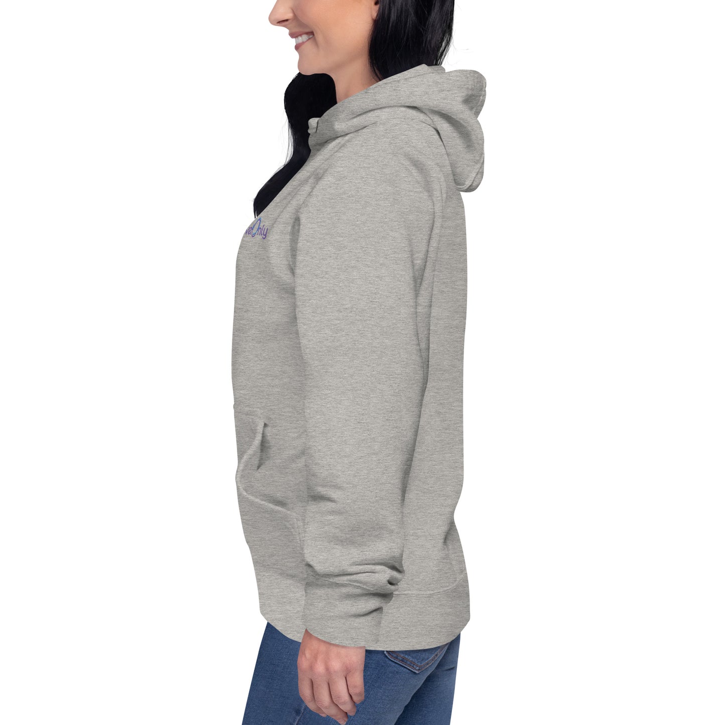 Premium Women’s Hoodie Crewneck (TravelOnly Purple Logo)