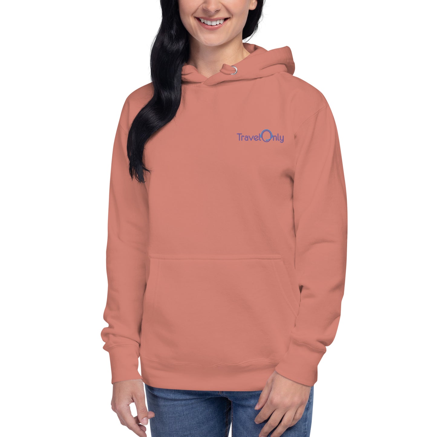 Premium Women’s Hoodie Crewneck (TravelOnly Purple Logo)