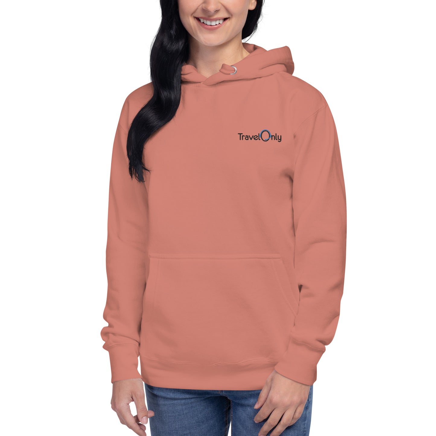 Premium Women’s Hoodie Crewneck (TravelOnly Black Logo)