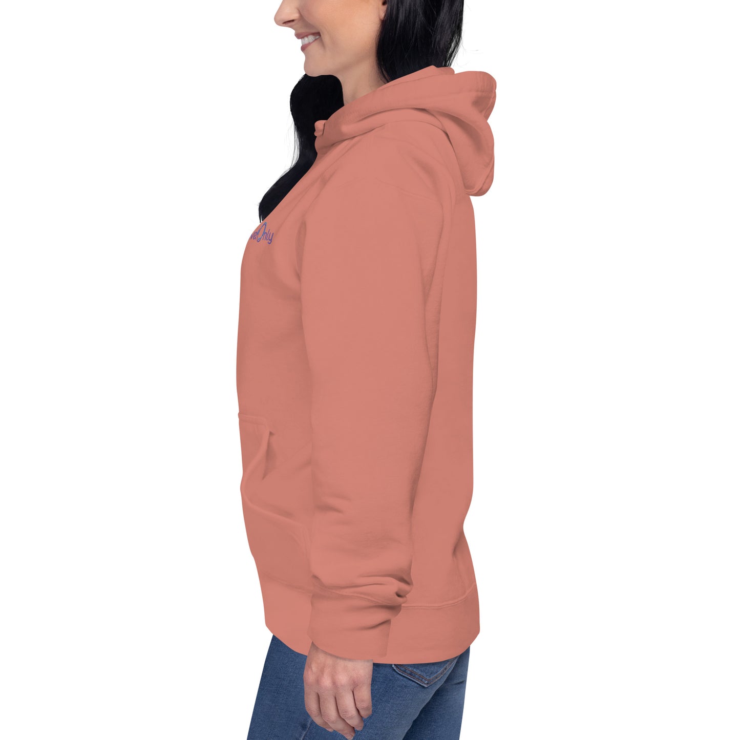 Premium Women’s Hoodie Crewneck (TravelOnly Purple Logo)