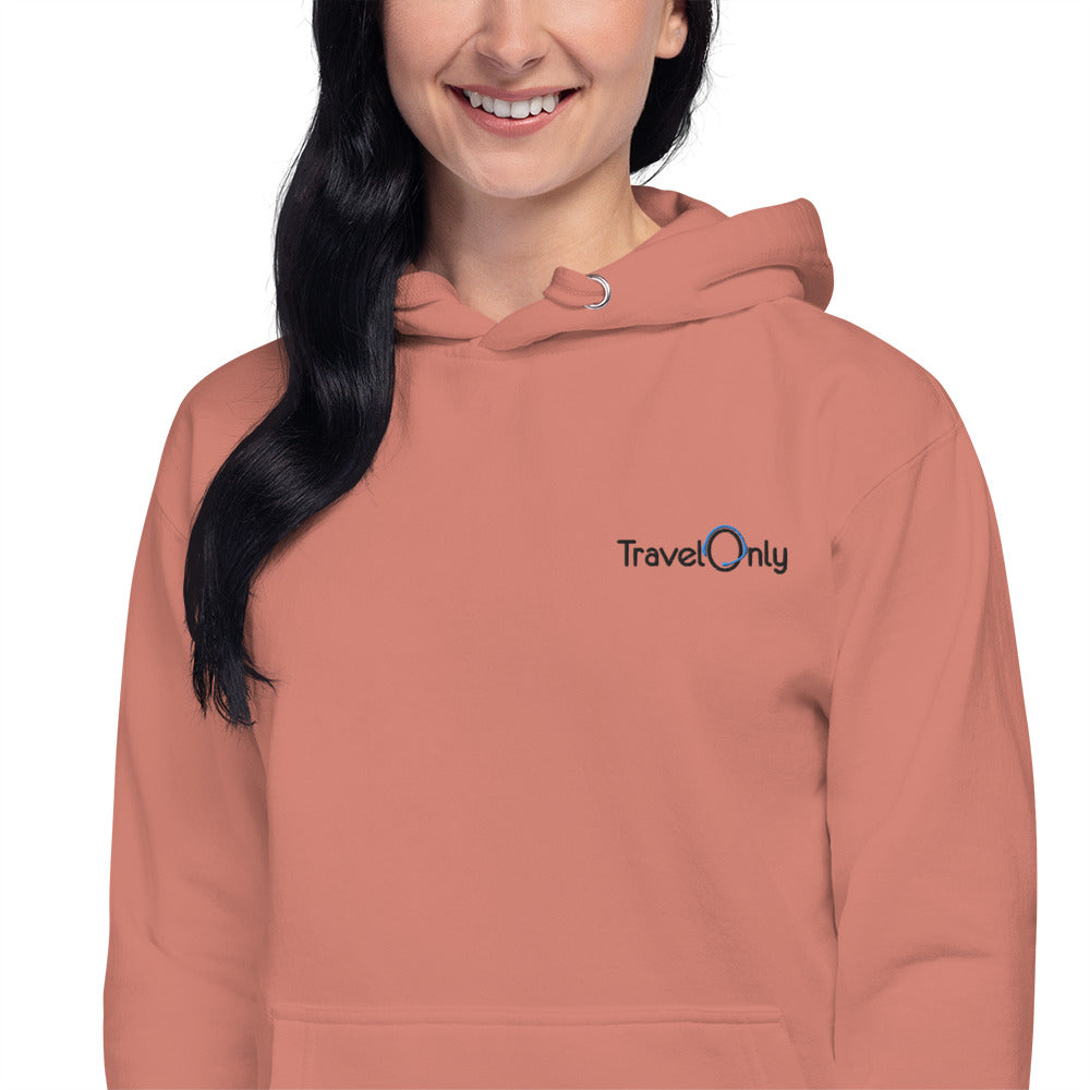 Premium Women’s Hoodie Crewneck (TravelOnly Black Logo)