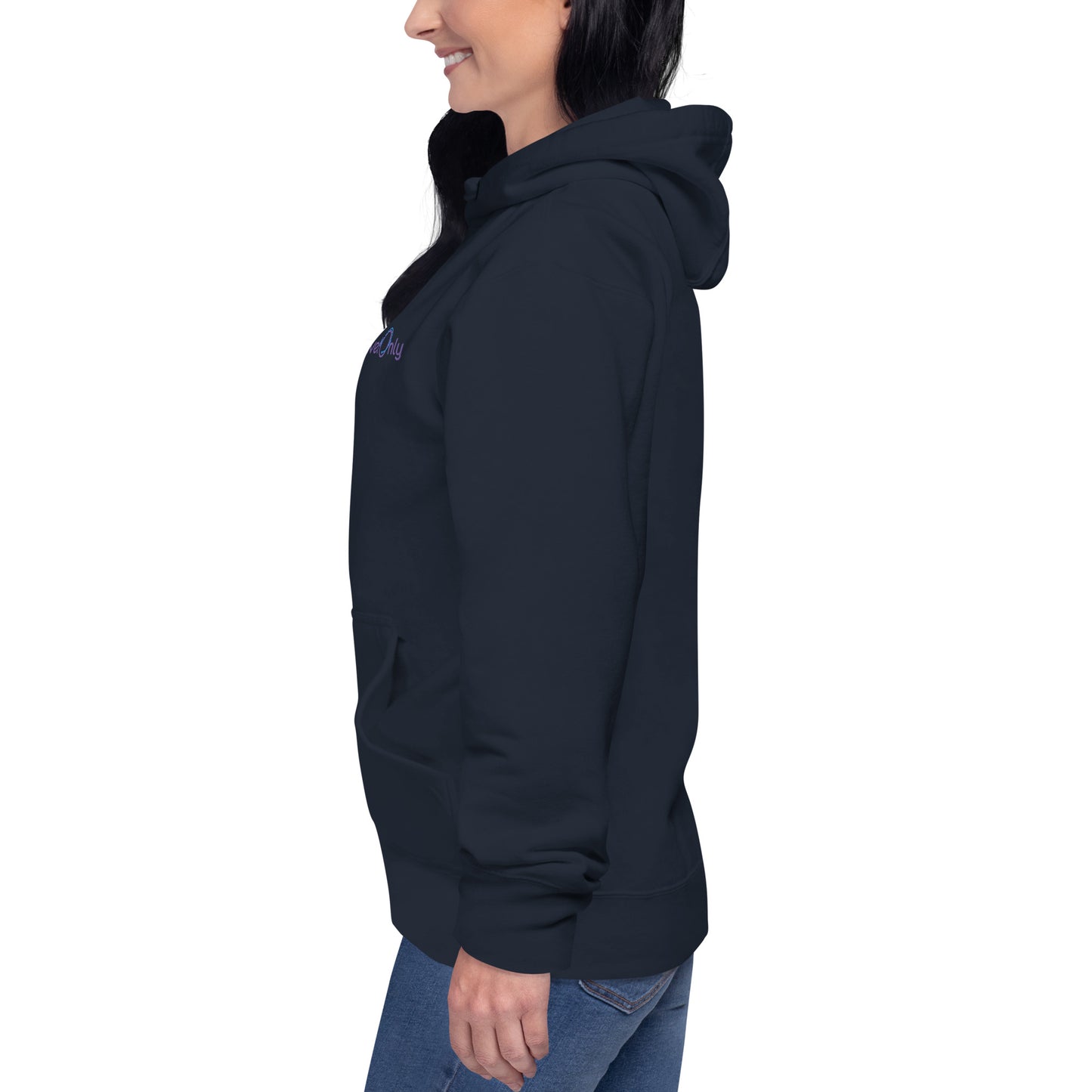 Premium Women’s Hoodie Crewneck (TravelOnly Purple Logo)