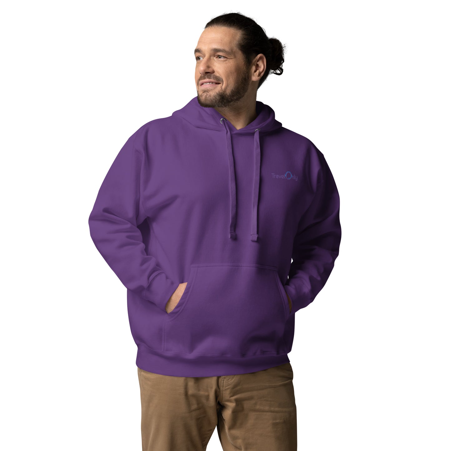 Premium Unisex Hoodie (TravelOnly Purple Logo)