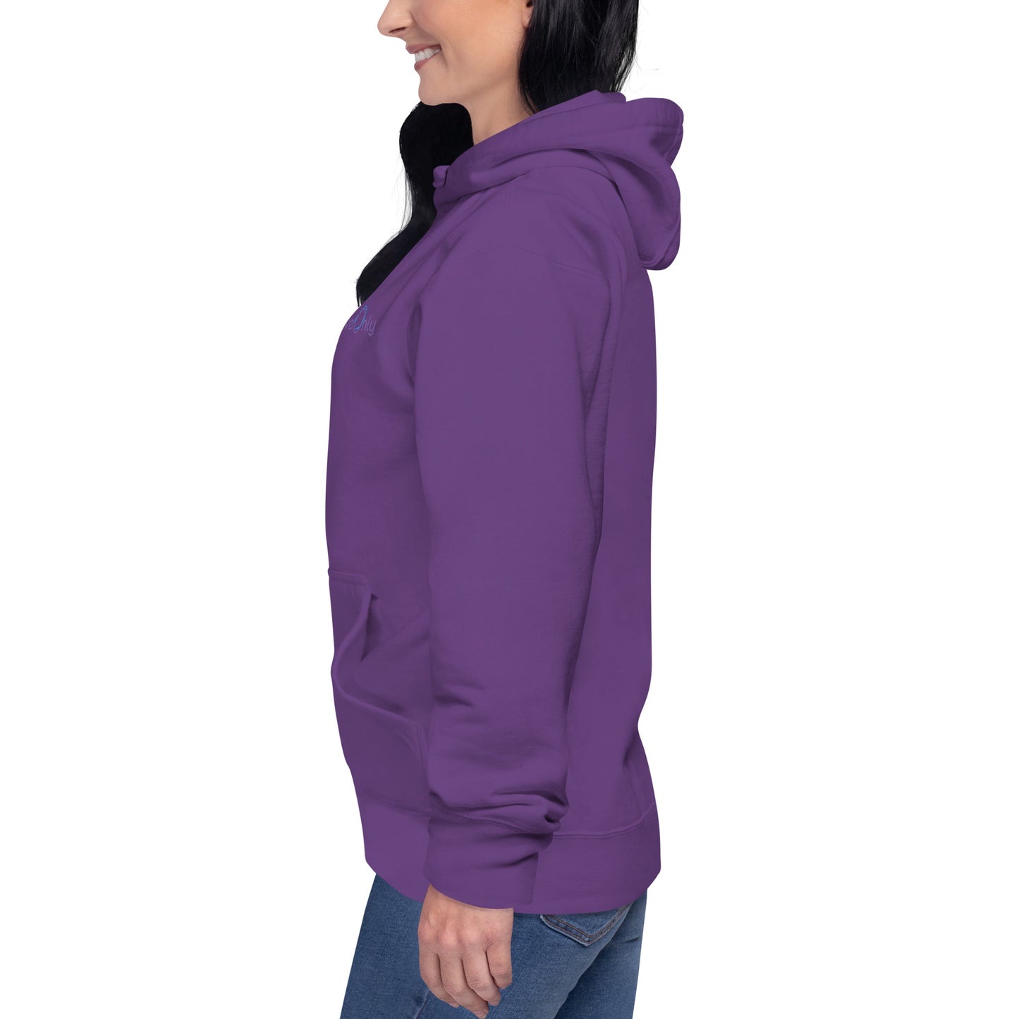 Premium Women’s Hoodie Crewneck (TravelOnly Purple Logo)