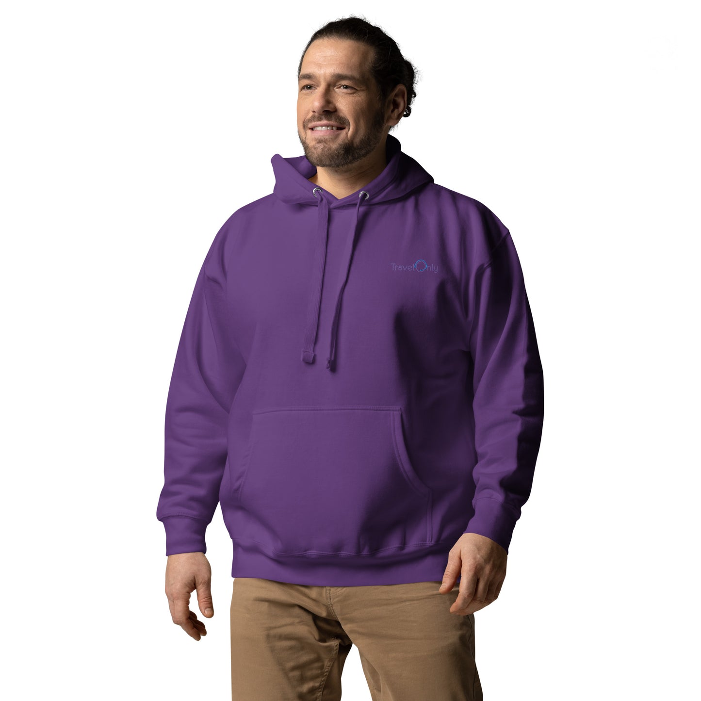 Premium Unisex Hoodie (TravelOnly Purple Logo)