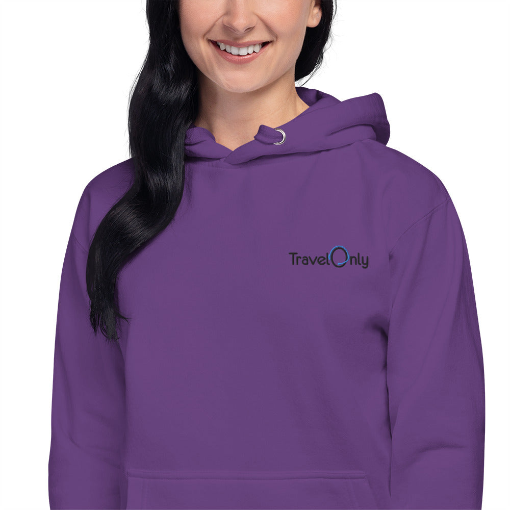 Premium Women’s Hoodie Crewneck (TravelOnly Black Logo)