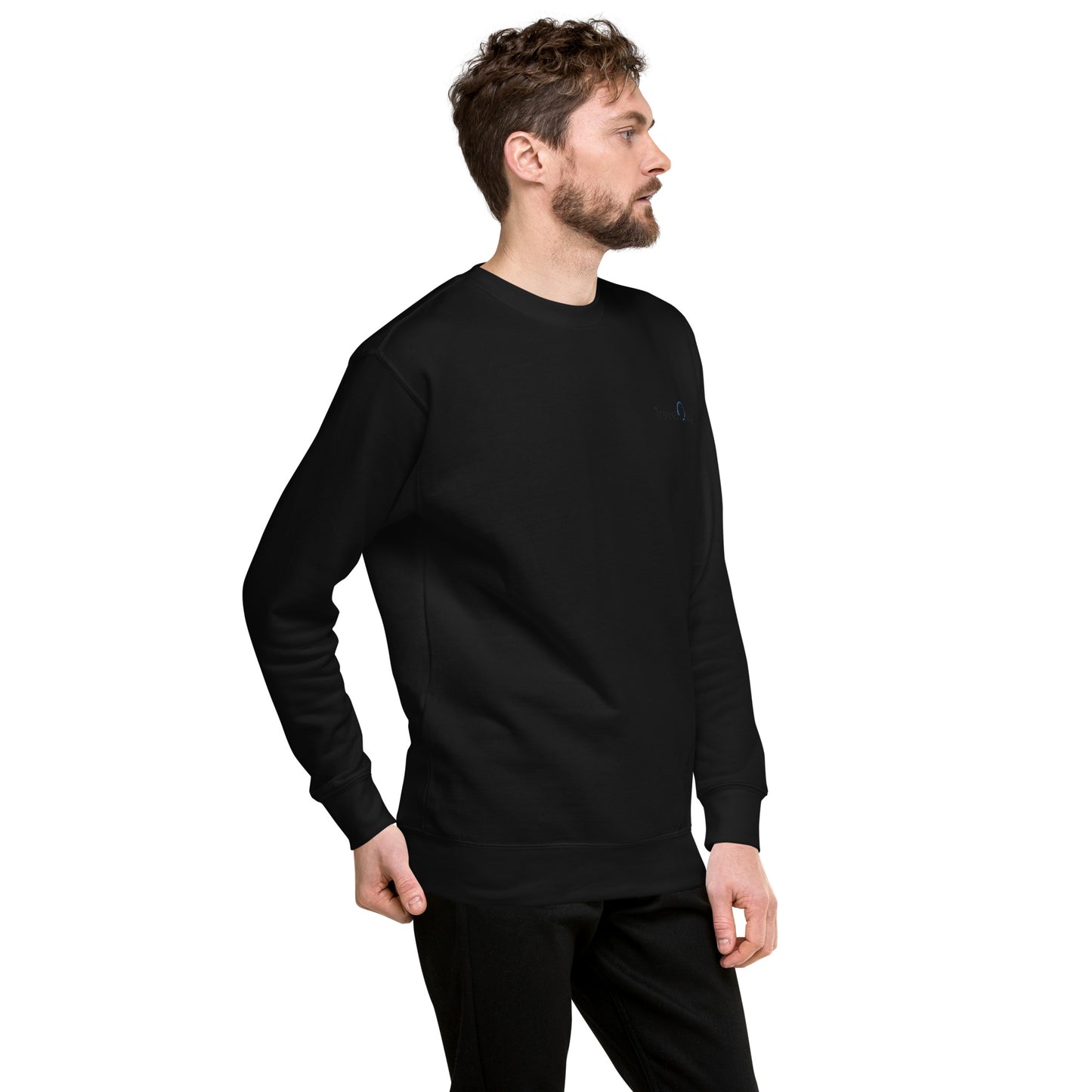 Premium Unisex Crewneck (TravelOnly Black Logo)