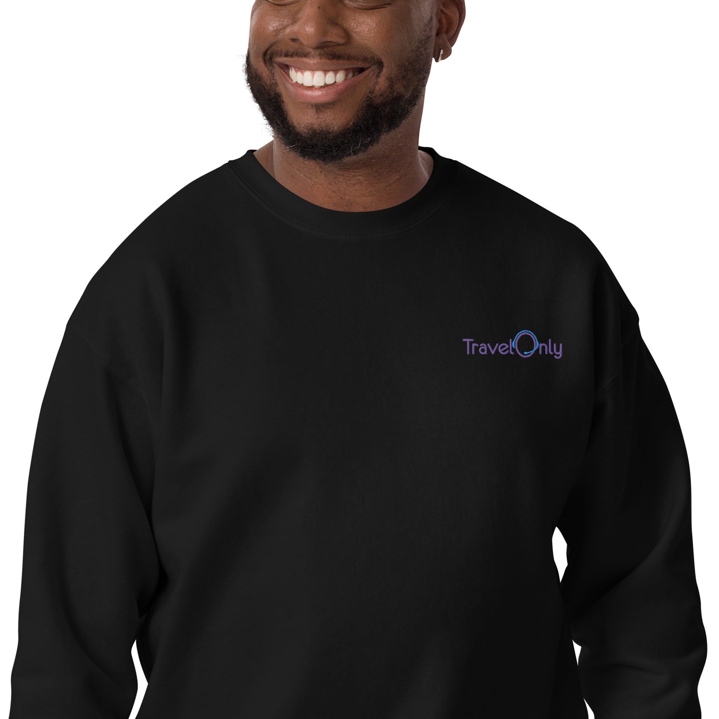 Premium Unisex Crewneck (TravelOnly Purple Logo)