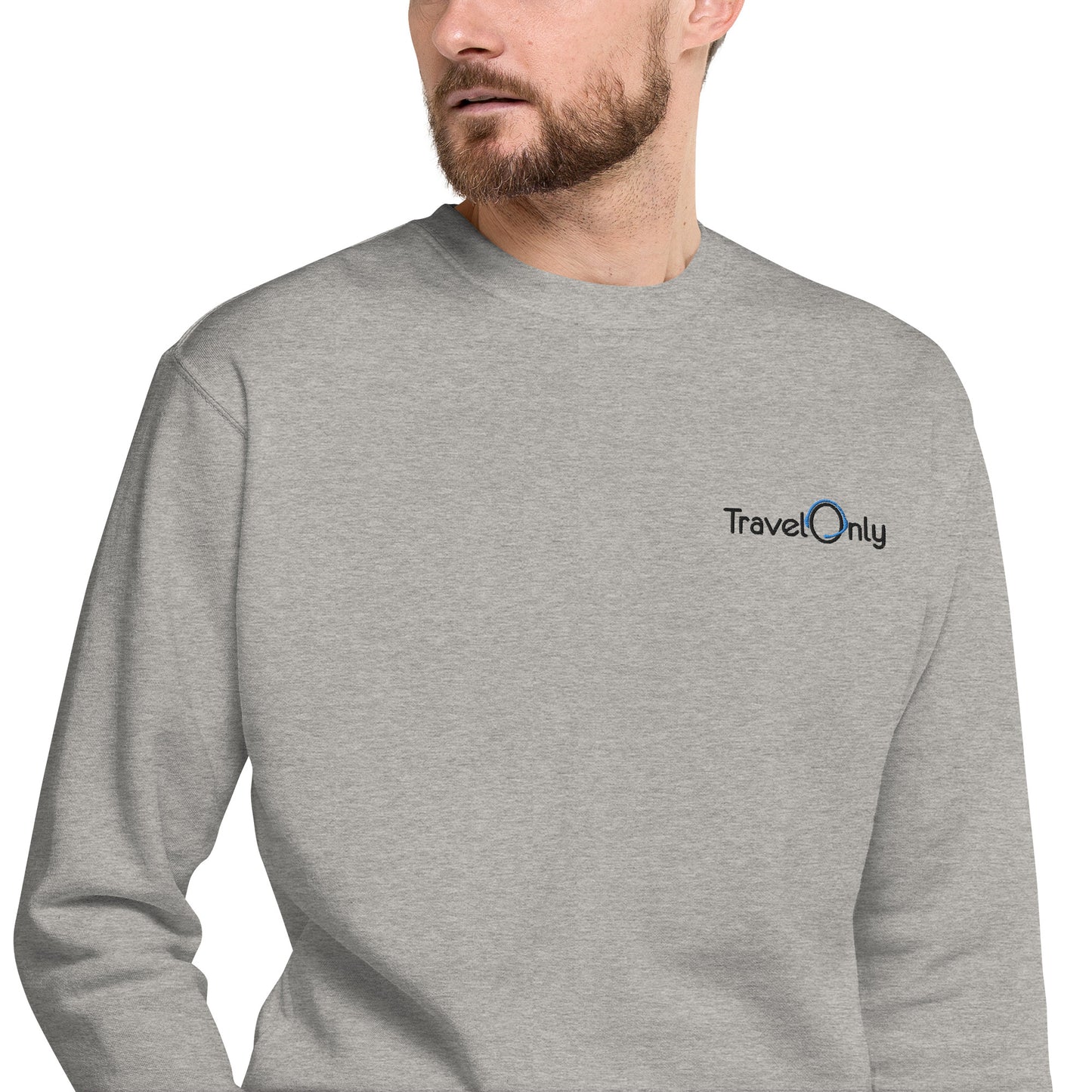 Premium Unisex Crewneck (TravelOnly Black Logo)