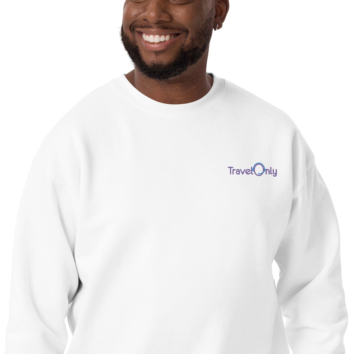 Premium Unisex Crewneck (TravelOnly Purple Logo)