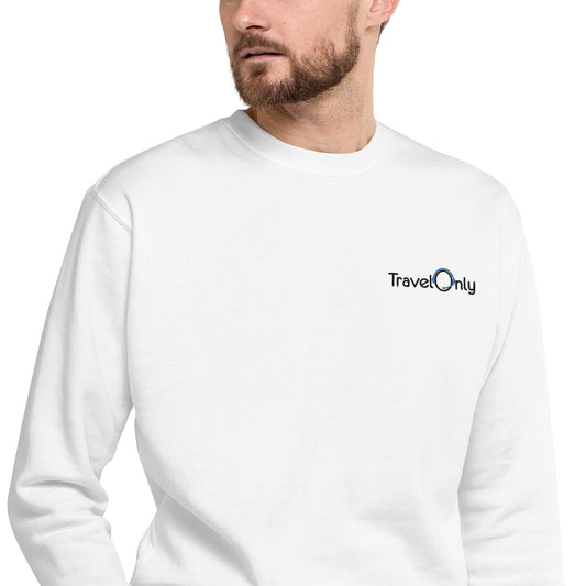 Premium Unisex Crewneck (TravelOnly Black Logo)