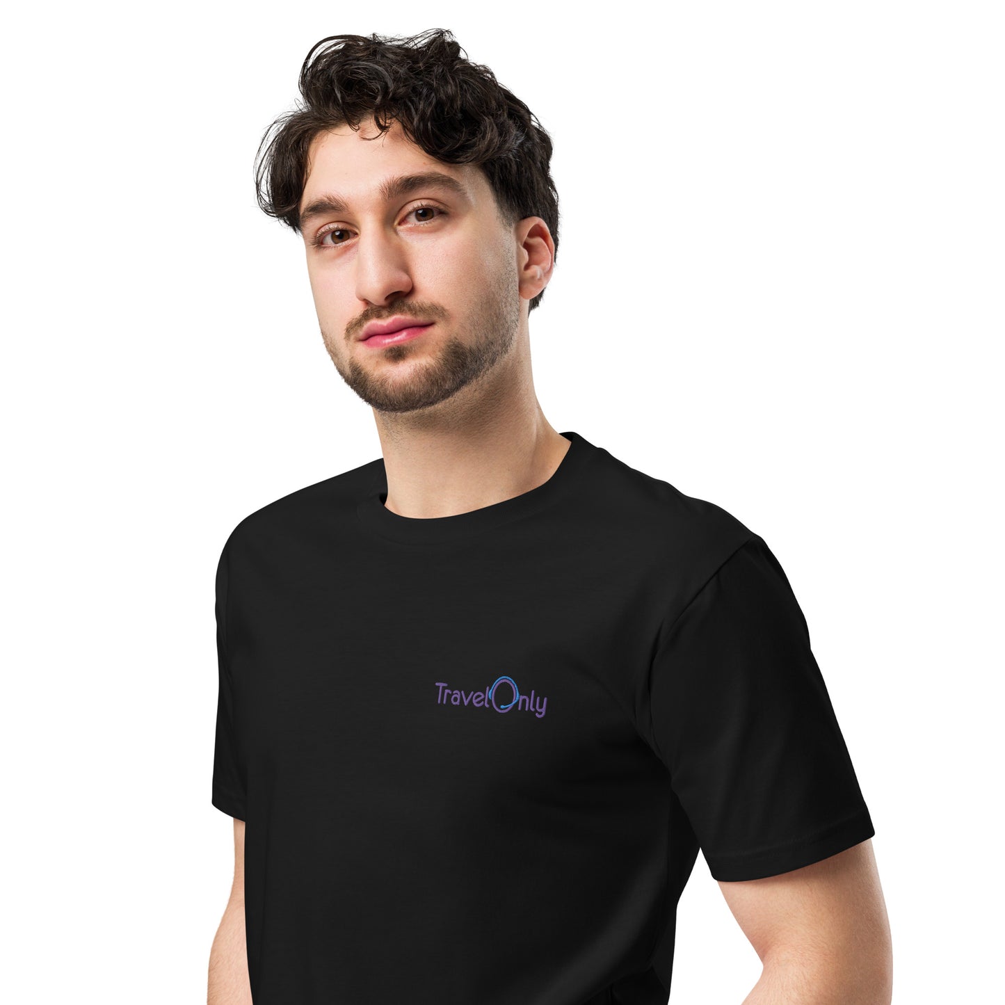 Premium T-shirt - Unisex (Purple TravelOnly Logo)