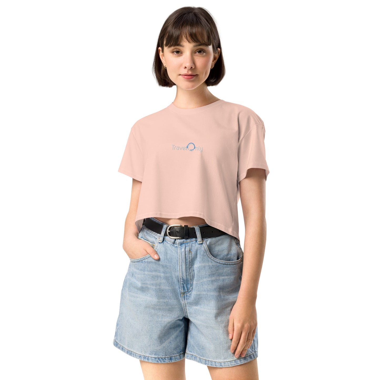 Women’s Crop Top (TravelOnly White Logo)